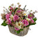 floral arrangement in a basket. Dubai